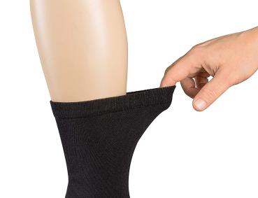 Preview: 6 Paar TippTexx 24 Bambus Socken mit Frottee-Polstersohle